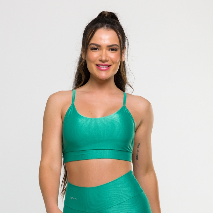 Top Trapézio Verde Sálvia