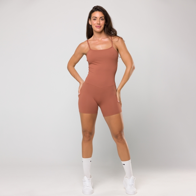 Macaquinho Fitness Oxy Marrom
