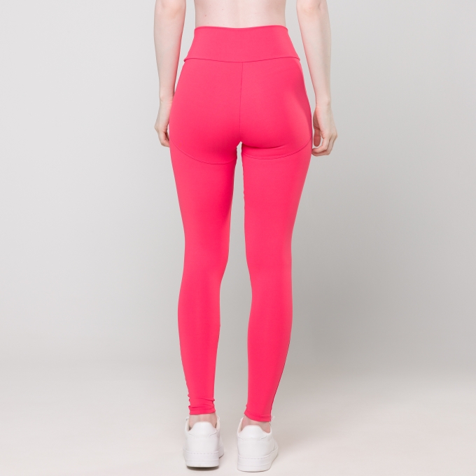 Calça Legging Oxy Rosa Pitaya com Recortes