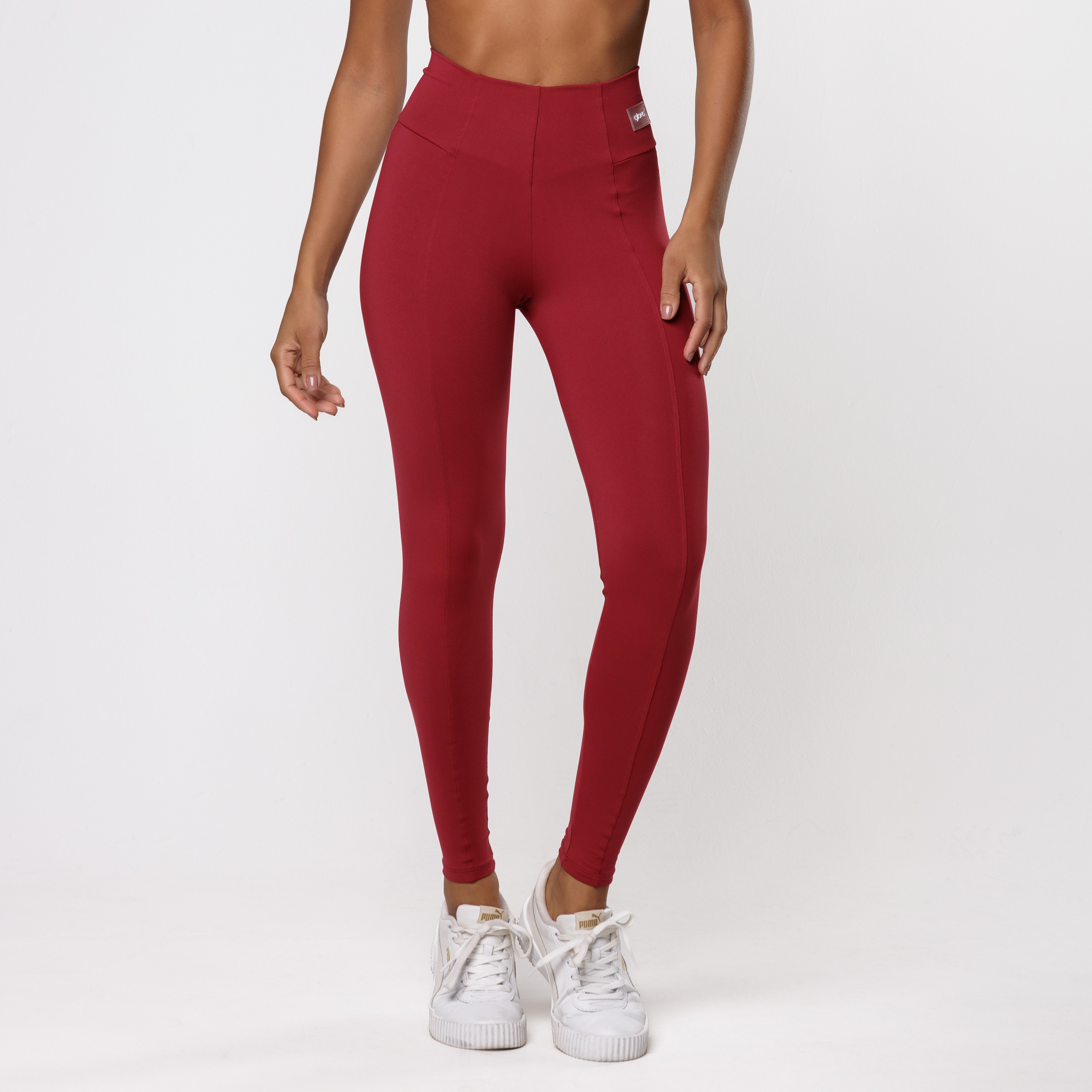 Calça Legging Drop Vermelho Cherry