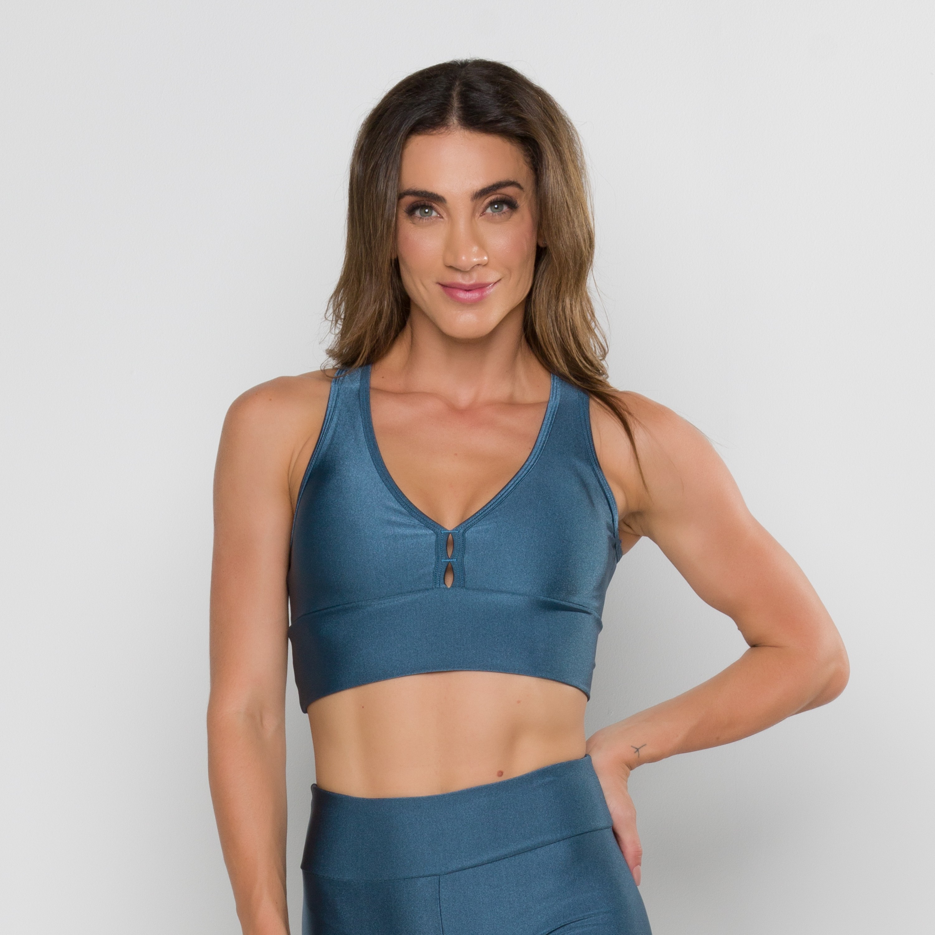 Top Mari Glam Azul