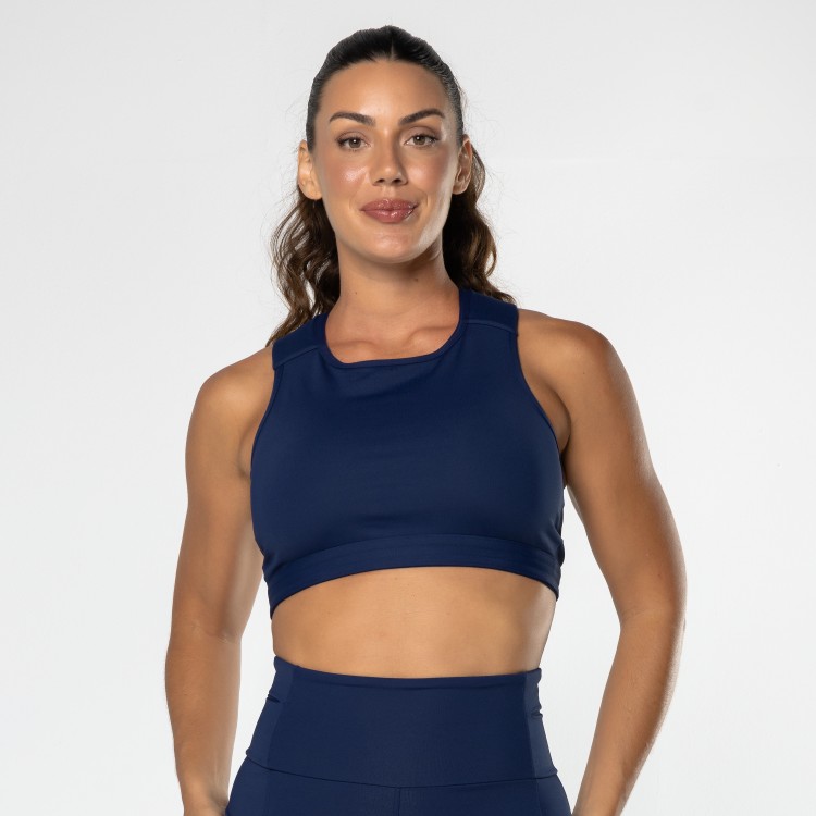 Top Pacer Antiimpacto Azul Marinho