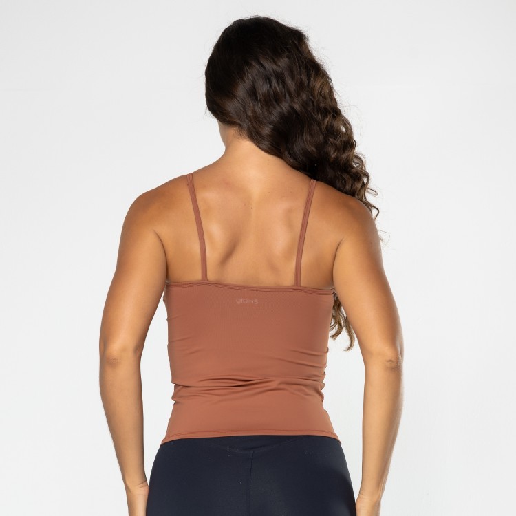 Camiseta Gaia Marrom
